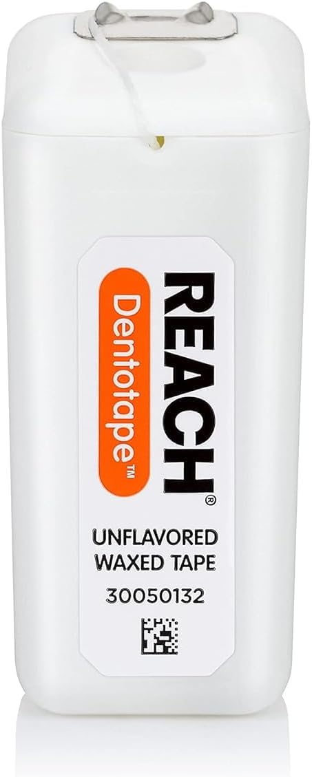 Reach Hilo dental encerado con superficie de limpieza extra ancha p...