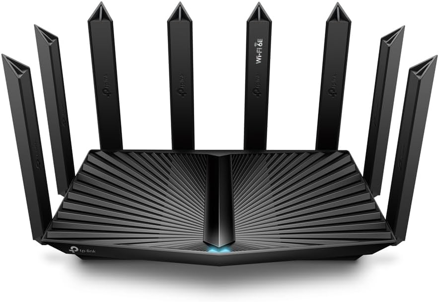 TP-Link - Router Wi-Fi 6E de tres bandas Archer AXE7800 - Negro (re...