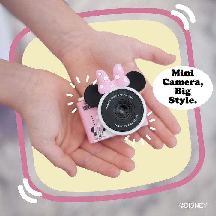Cámara digital de juguete Minnie Mouse para niños pequeños y videoc...