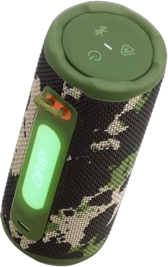 JBL Paquete de altavoz Bluetooth portátil compacto Grip con funda g...