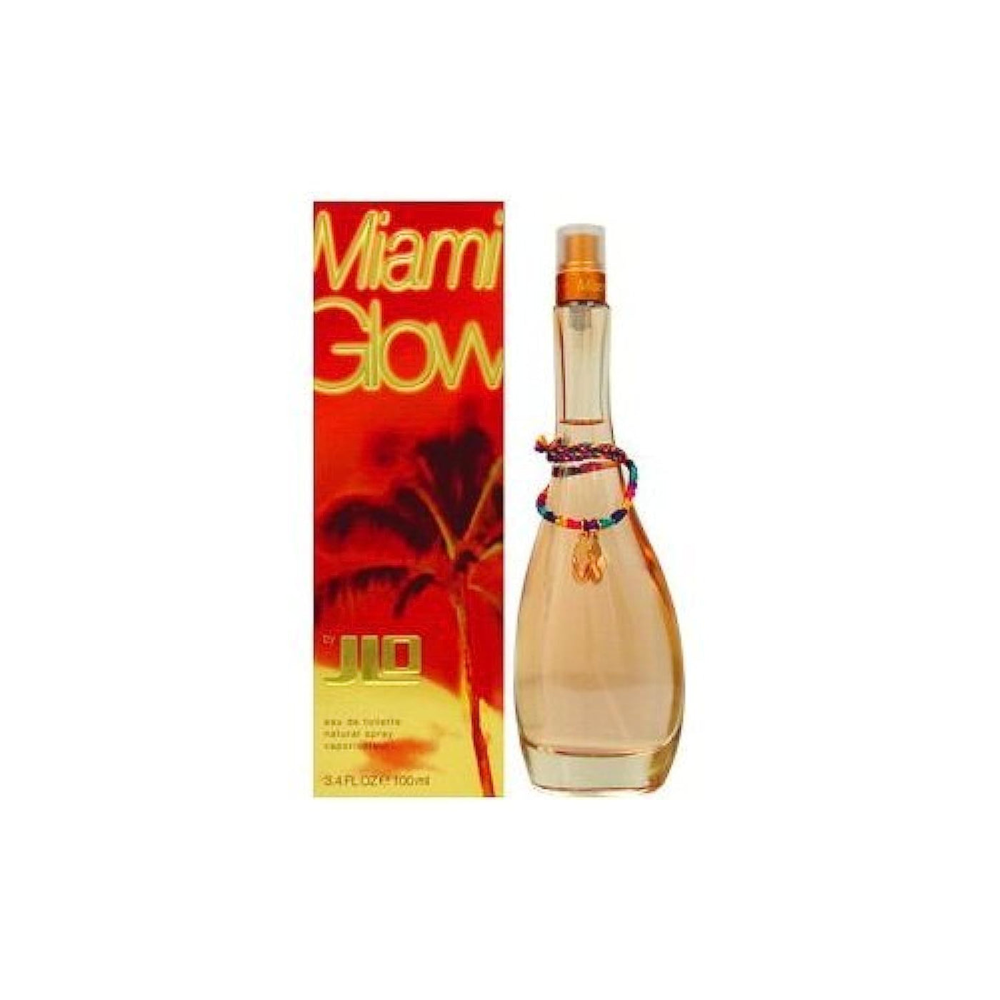 J.Lo Miami Glow Eau de Toilette en espray para mujer, 3.4 onzas líq...