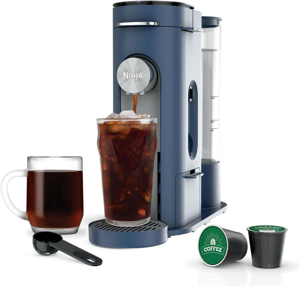 Ninja - Cafetera de una sola porción, máquina combinada, cápsulas K-Cup y