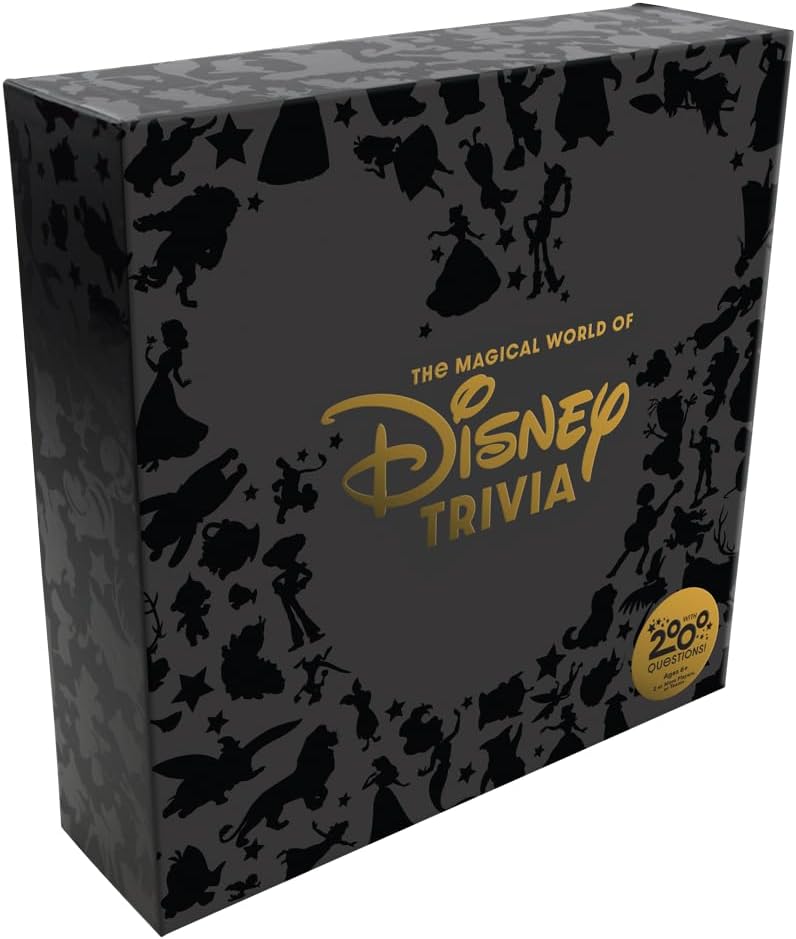 Disney Trivia Board Games para Family Night, Travel Games, Strategy Game, 6+