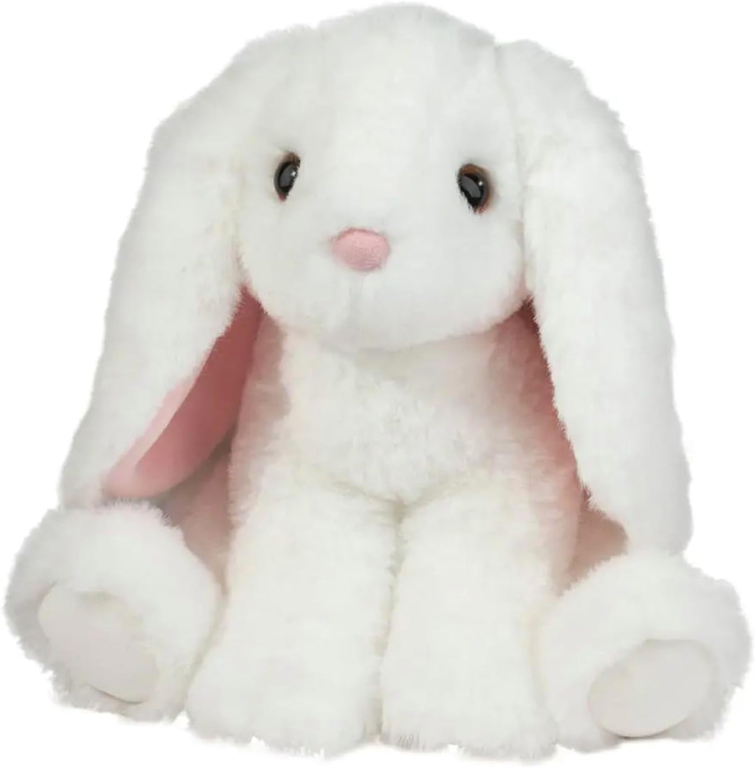 Douglas Maddie - Peluche de conejo blanco, 8 pulgadas de alto