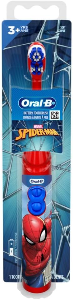 Oral-B Cepillo de dientes con batería para niños con Spiderman de M...