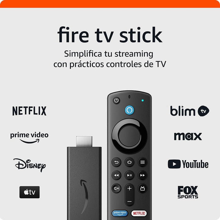 Amazon Fire Tv Stick 3ra Gen Última Versión De Voz Full Hd 8gb Negro