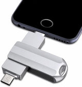 Unidad flash de 128 GB para iPhone\/iPad, USB-C Photo Stick con ada...