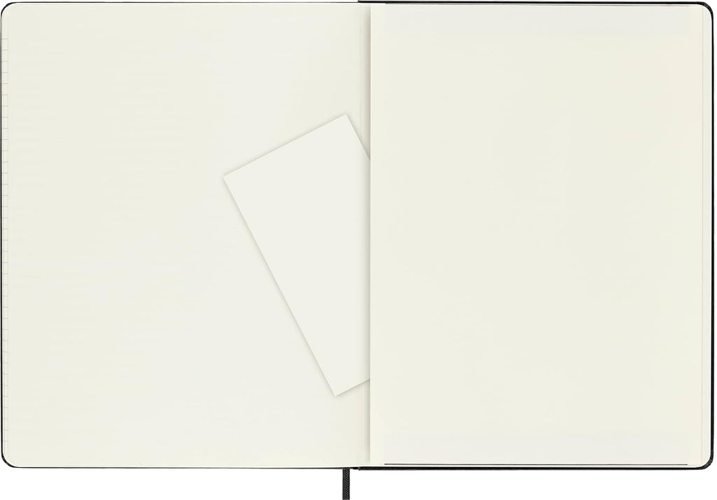 Moleskine Cuaderno Clásico, Tapa Dura, XL (7.5" x 9.5") Rayado/Con Líneas, Negro, 192 Páginas