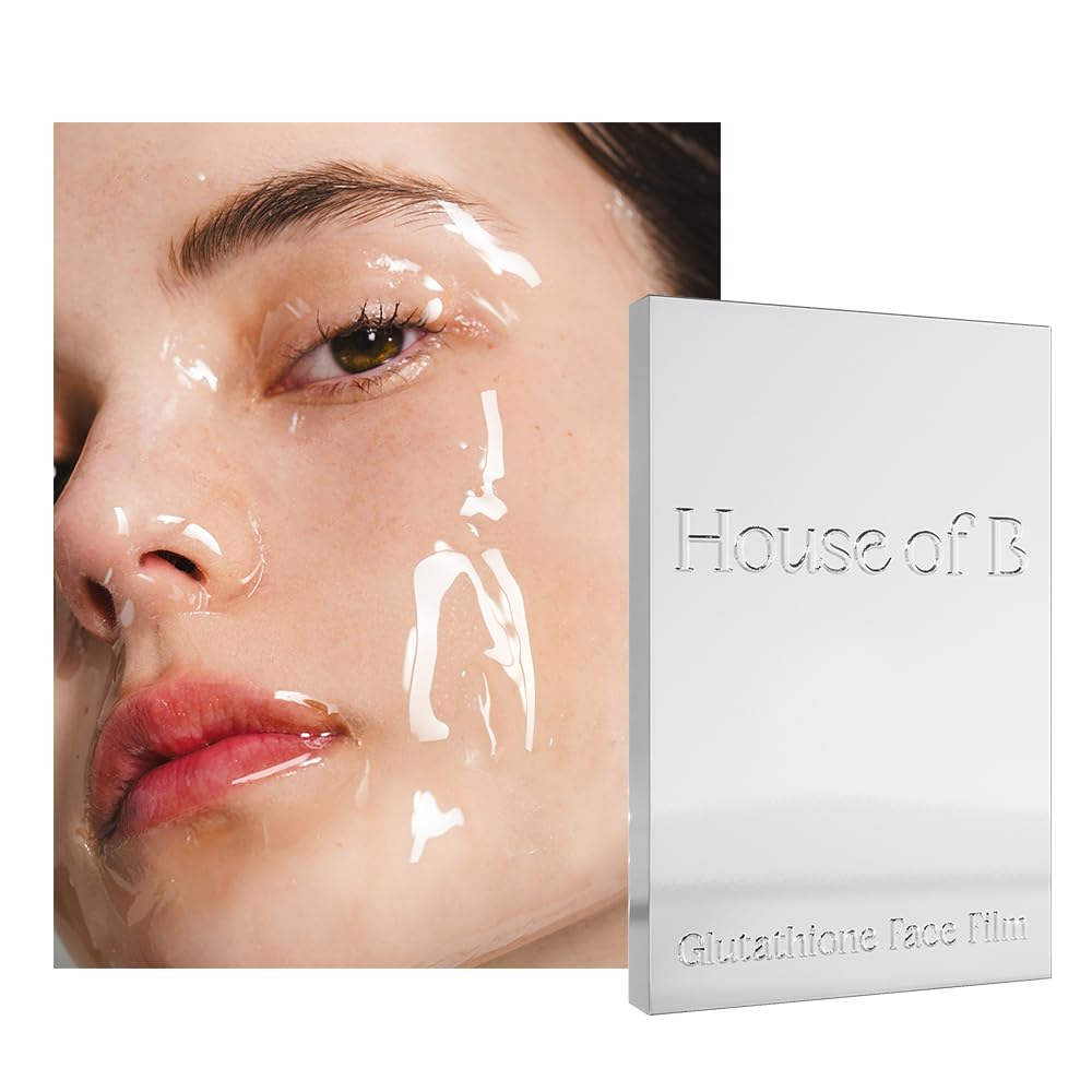 House of B Juego de Película Facial de Glutatión Luminoso de 2 Paso...