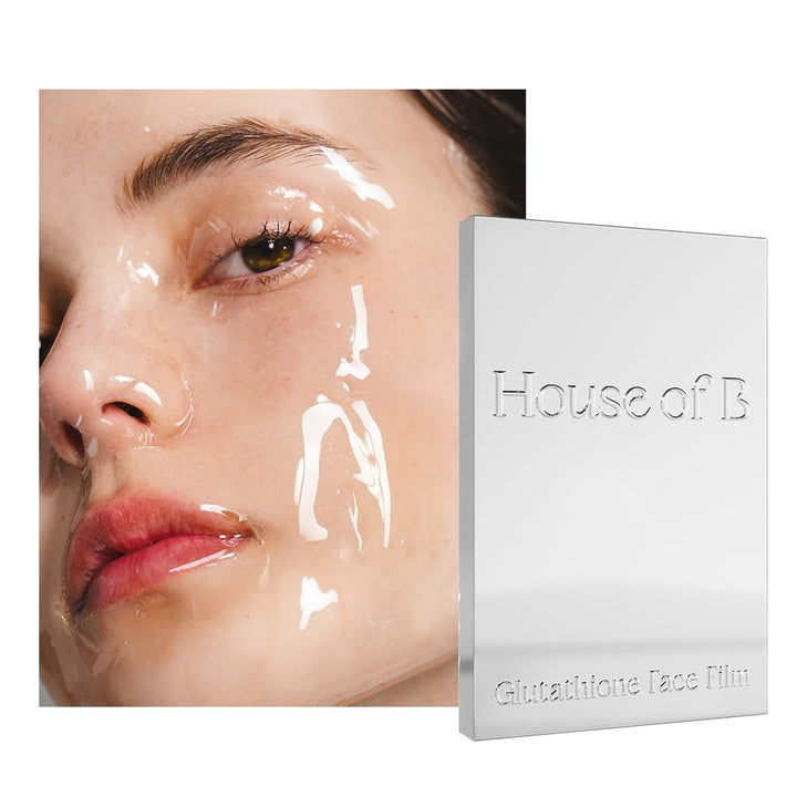 House of B Juego de Película Facial de Glutatión Luminoso de 2 Paso...