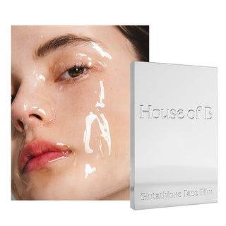 House of B Juego de Película Facial de Glutatión Luminoso de 2 Paso...
