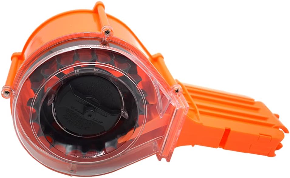 Revista de tambor de 25 rondas para la serie Nerf N-Strike Elite con 30 dardos de recarga