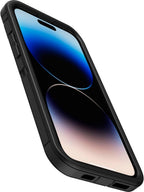 OtterBox Funda para iPhone 14 y iPhone 13 Defender Series - Negro, resistente y duradera, con protección de puerto, incluye soporte de clip para funda