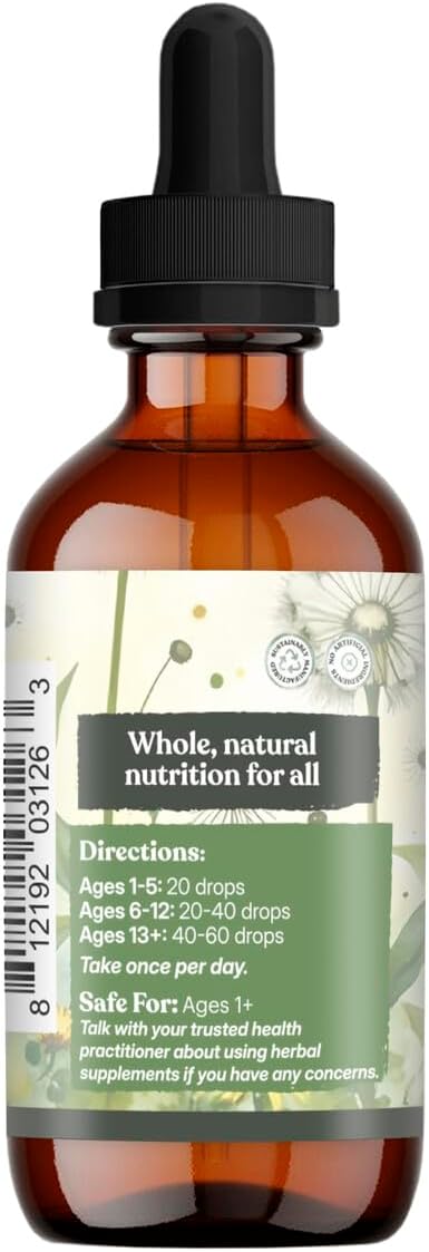 Earthley Wellness Nourish Me Naturally, multivitamínico líquido de...