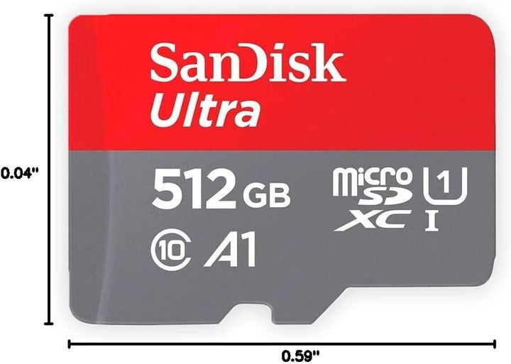 SanDisk Tarjeta MicroSDXC Ultra de 512 GB de 150 MB solamente \u201...