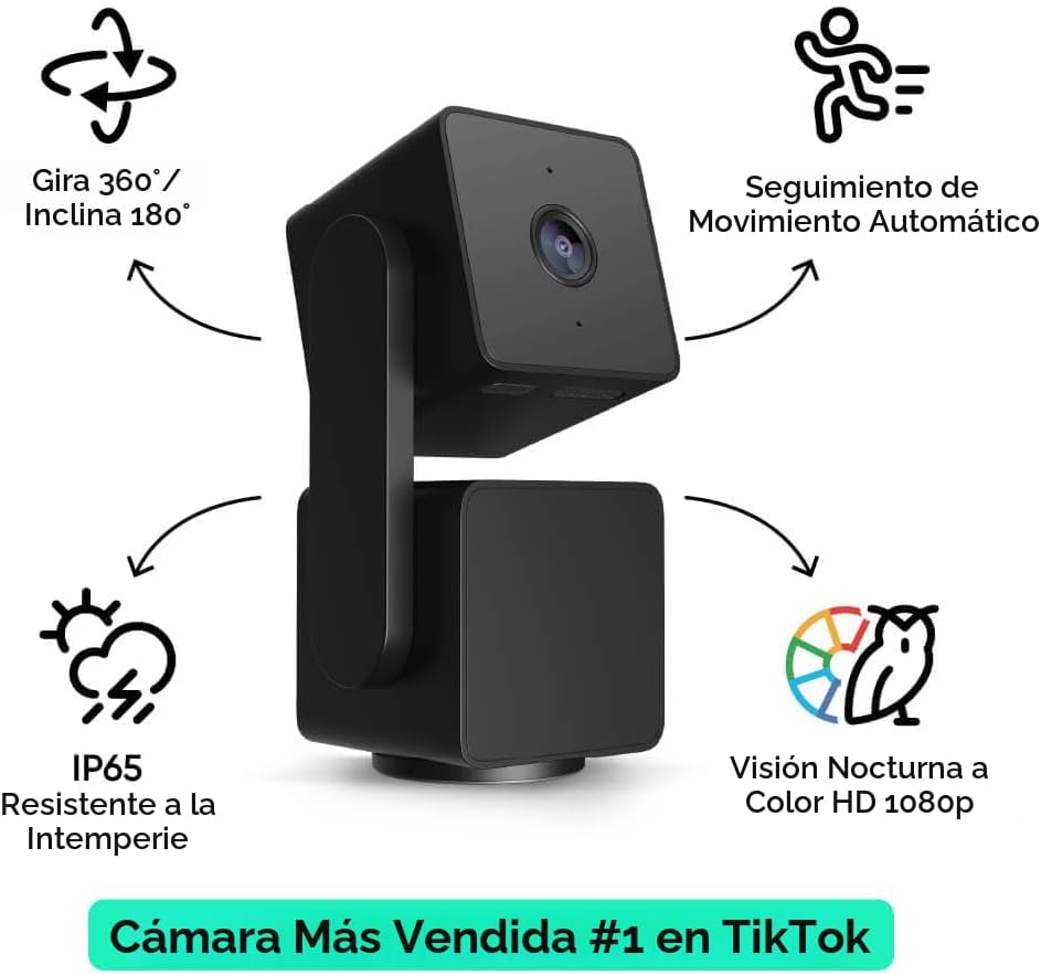 WYZE Cam Pan v3 Interior\/Exterior IP65 1080P 360° Pan\/Tilt\/Zoom...