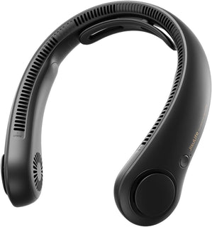 JISULIFE Ventilador de cuello portátil actualizado: collarín manos...