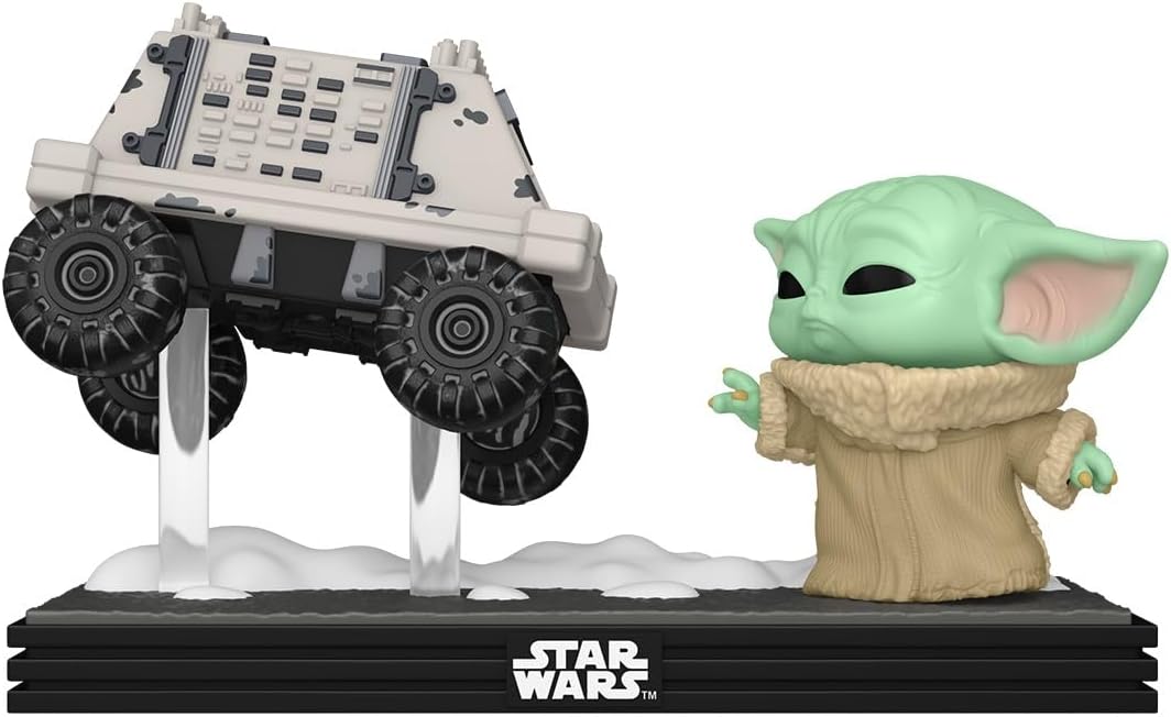 Funko Pop! Moments: Mandalorian & Grogu - Grogu con droide de ratón polar
