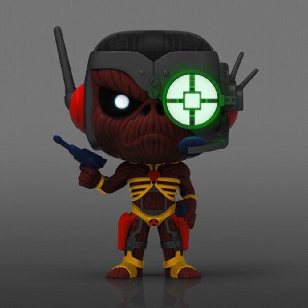 FUNKO Pop! Rocks: Iron Maiden \u2013 Eddie 4PK Glow in the Dark Box...