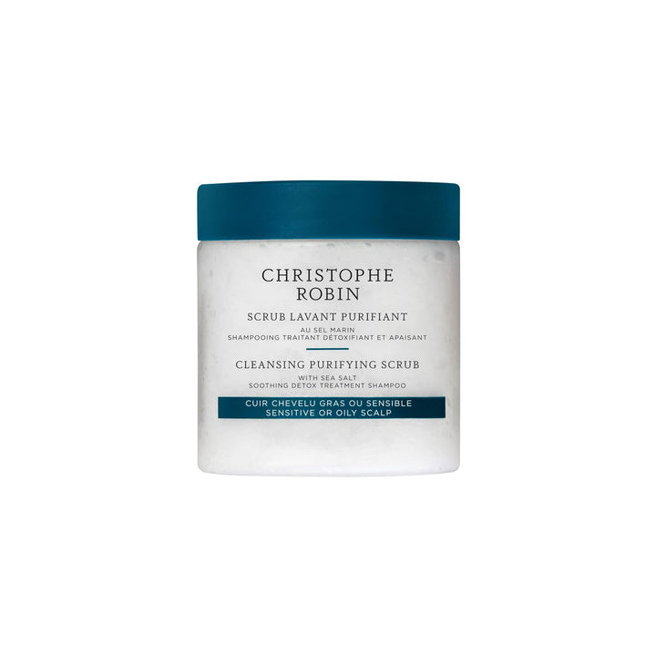 Christophe Robin Exfoliante purificador del cuero cabelludo con sal...