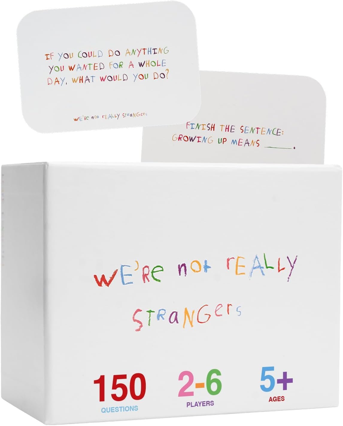 WE'RE NOT REALLY STRANGERS Edición para niños, juegos de cartas de