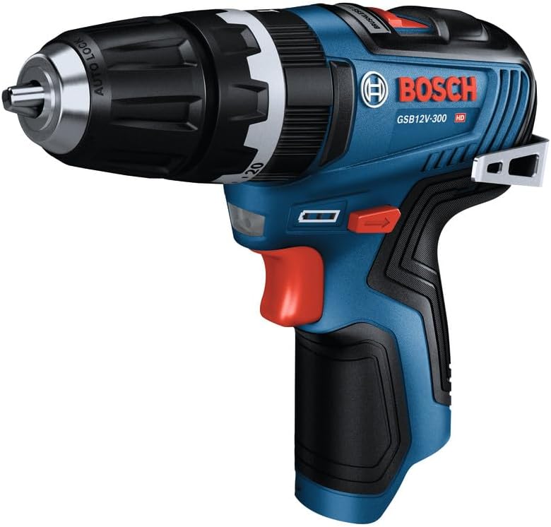 Bosch GSB12V-300N 12 V Max taladro de martillo sin cepillo de 3/8 pulg. / conductor (herramienta desnuda)