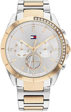 Tommy Hilfiger Reloj deportivo para mujer - Reloj de pulsera multifunción de acero inoxidable - Resistente al agua hasta 5 ATM/50 metros - Pieza de moda premium para todas las ocasiones - 38 mm