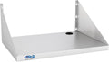 HARDURA - Estante de pared de acero inoxidable para microondas, 18 x 24