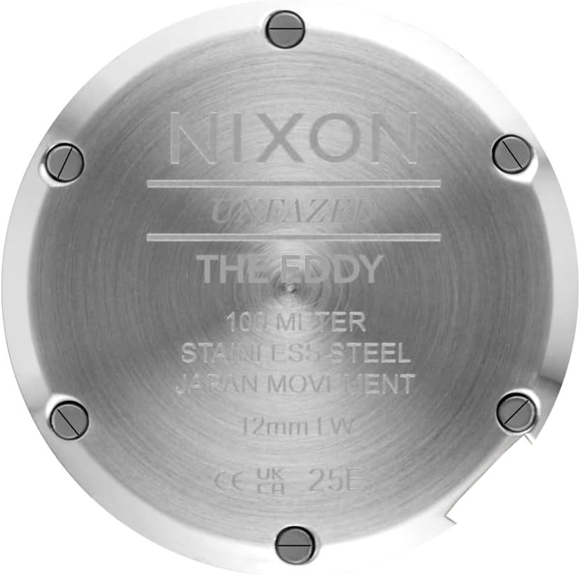 NIXON Eddy A1459-100m Resistente al Agua Reloj Análogo para Mujer