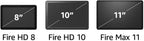 Tablet Amazon Fire HD 8 (último modelo), pantalla HD de 8 pulg.