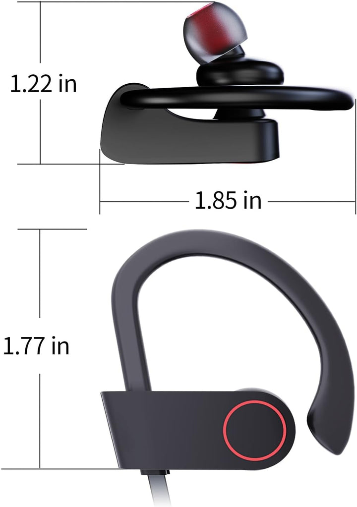 Auriculares inalámbricos deportivos Boean con Bluetooth IPX7 imperm...
