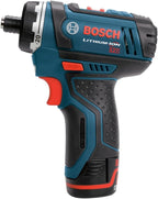 Kit Bosch PS21 destornillador de bolsillo de 2 velocidades, 2A, 12 volt máx., ión litio con 2 pilas, cargador y estuche