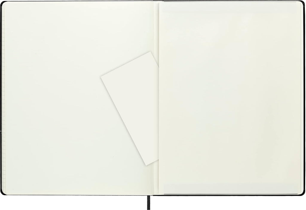 Moleskine Cuaderno, XXL, rayas, negro, tapa dura (8.5 x 11)