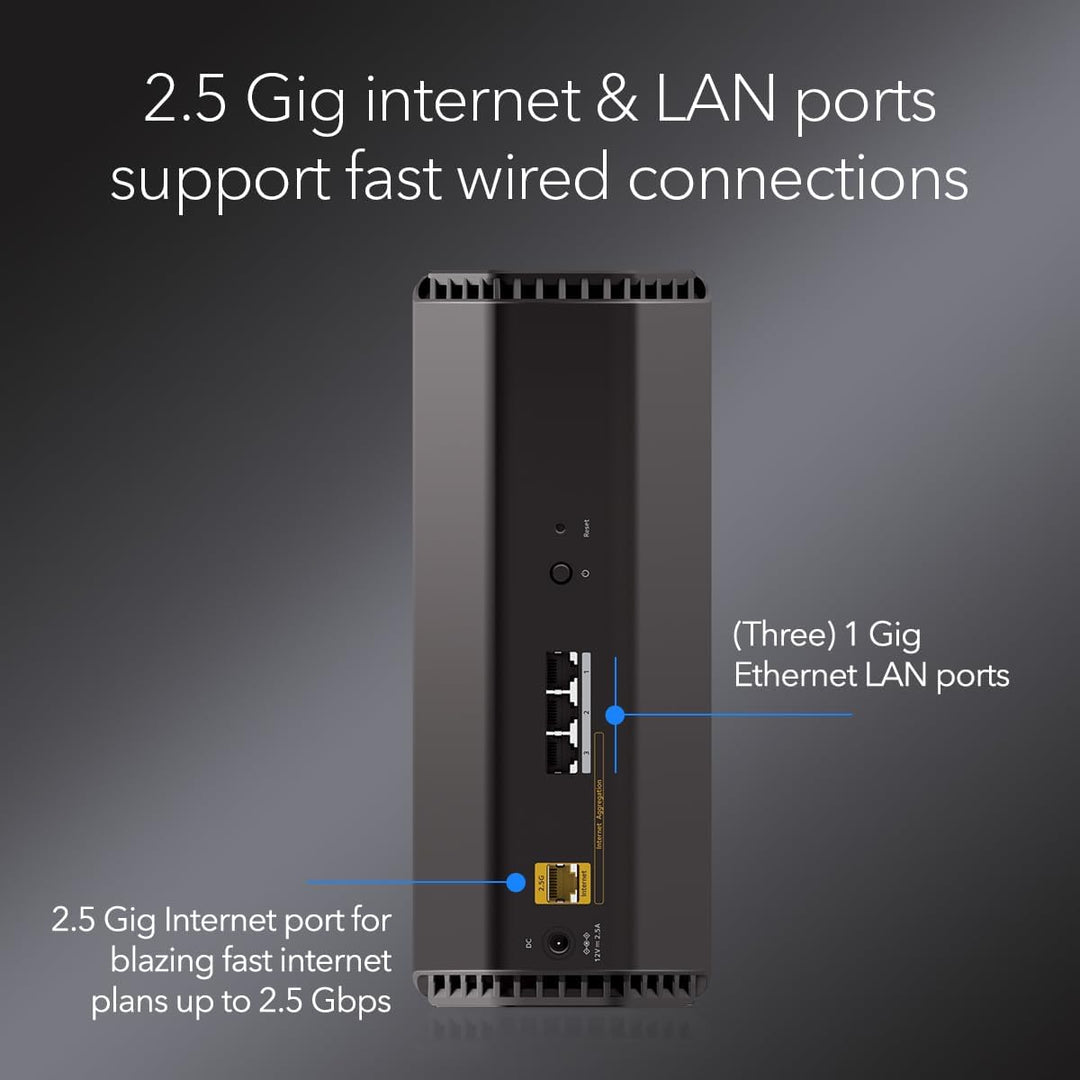 NETGEAR Router WiFi 7 de doble banda Nighthawk (RS140) - Solo enrut...