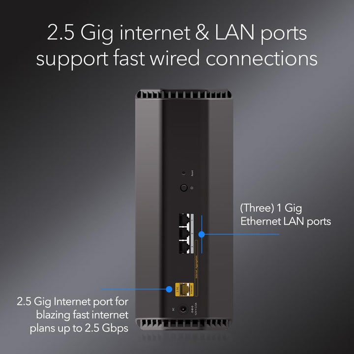 NETGEAR Router WiFi 7 de doble banda Nighthawk (RS140) - Solo enrut...