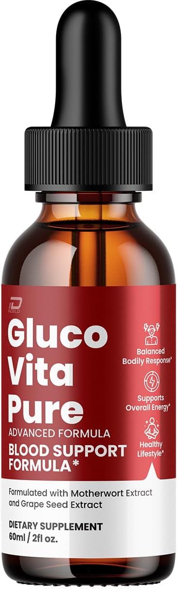Gluco Vita Pure Drops Healthy Formula - GlucoVita Pure Liquid All N...