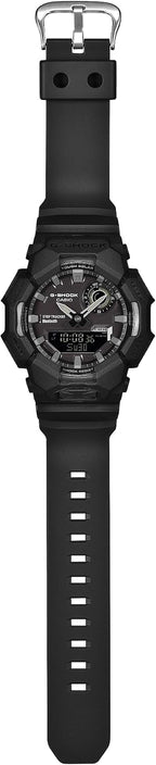 Reloj Casio G-Shock analógico-digital negro con correa de resina y podómetro (Step Tracker)