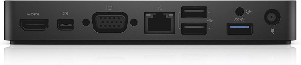 Replicador de puertos universal DELL, USB 3.0, de triple pantalla, UltraHD (D3100), Negro
