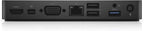 Replicador de puertos universal DELL, USB 3.0, de triple pantalla, UltraHD (D3100), Negro
