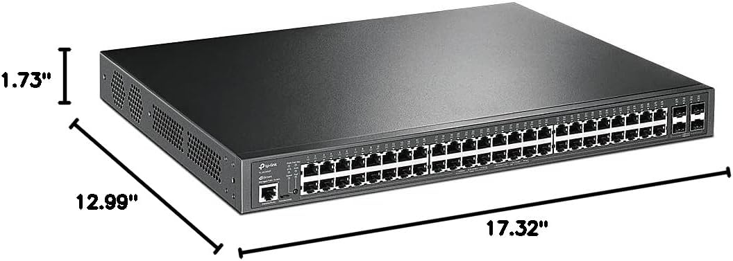 TP-Link TL-SG3452P | Switch PoE gestionado Gigabit L2+ de 48 puertos | 48