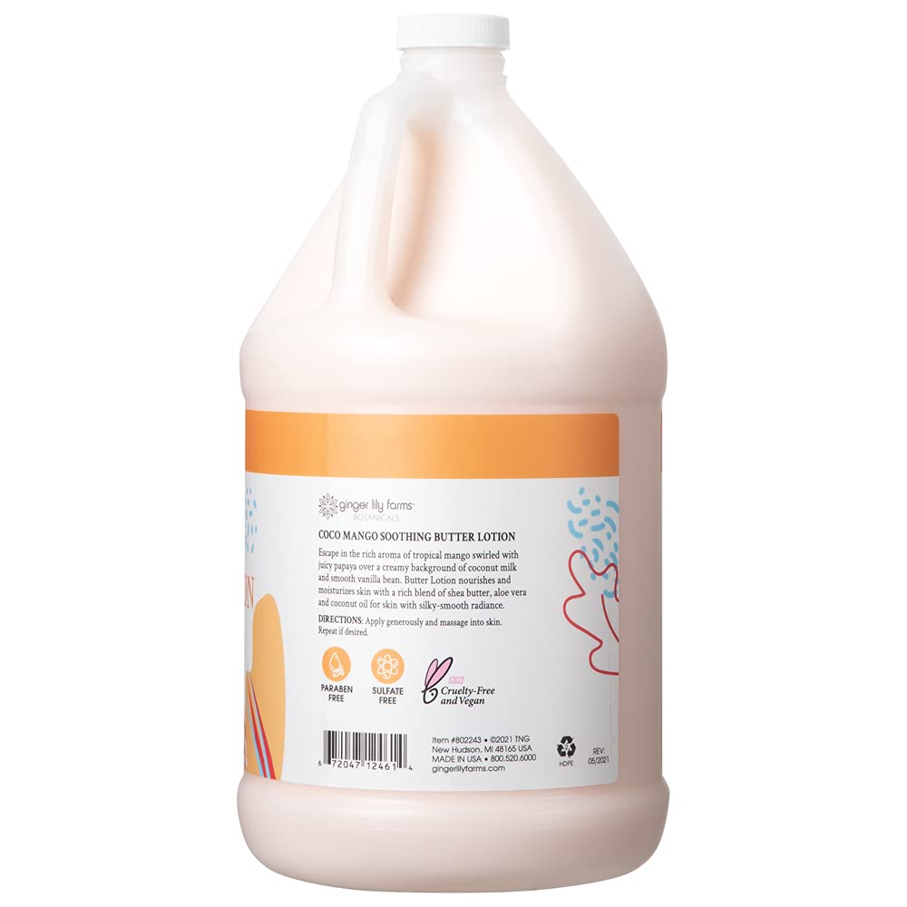 Ginger Lily Farm's Botanicals Loción calmante de mantequilla, m...
