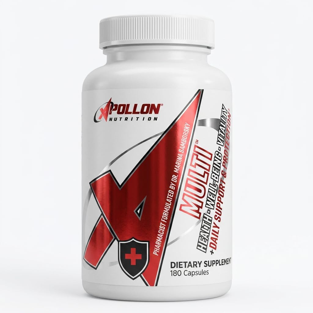 Apollon Multi - Multivitamínico y mineral premium, 30 porciones