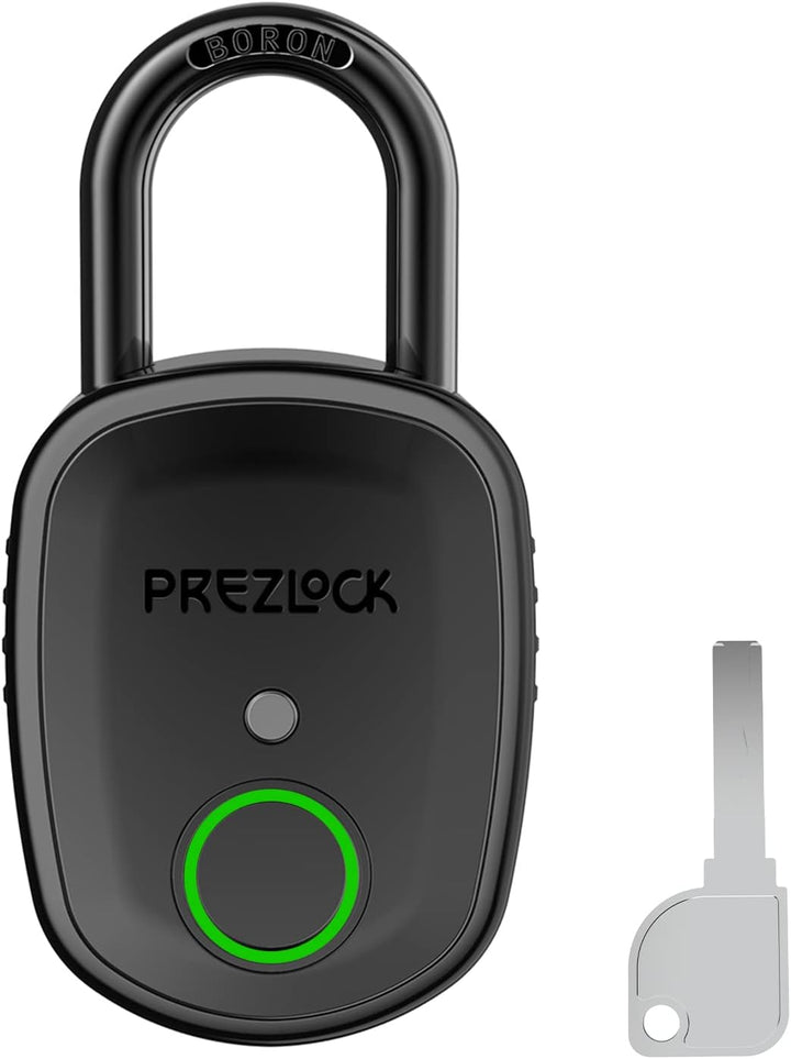 Prezlock Candado de huellas dactilares con respaldo de