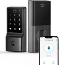 eufy Security Smart Lock C210, Cerradura de Puerta de Entrada sin Llave, Negro