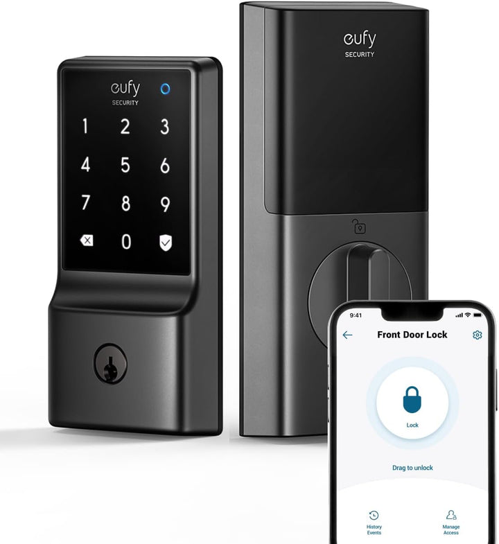 eufy Security Smart Lock C210, Cerradura de Puerta de Entrada sin L...