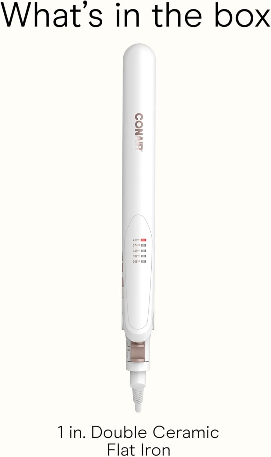 Conair Plancha plana de cerámica doble, plancha de pelo de 1 pulgad...