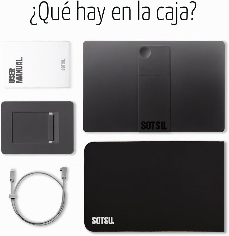 SOTSU FlipAction Elite 16" | Monitor portátil 4K | 3840 x 2400...
