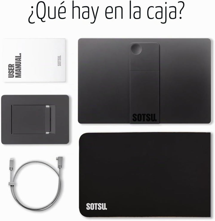 SOTSU FlipAction Elite 16" | Monitor portátil 4K | 3840 x 2400...