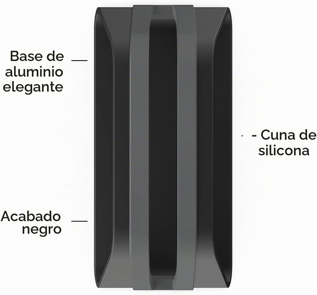 HumanCentric Soporte vertical para laptop compatible con MacBook Pro y MacBook Air, soporte para escritorio de computadora personal, aluminio, insertos intercambiables para adaptarse a diferentes