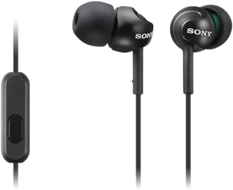 Sony Audífonos con cable de graves profundos con control de teléfon...